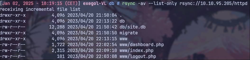 rsync